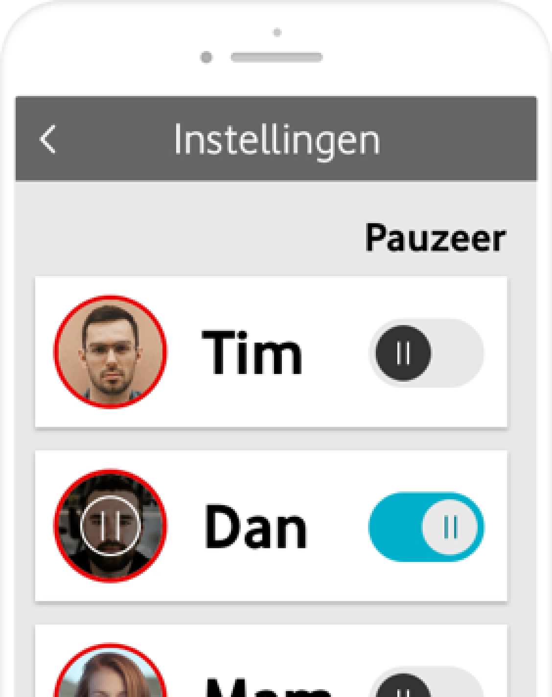 Dataverbruik pauzeren