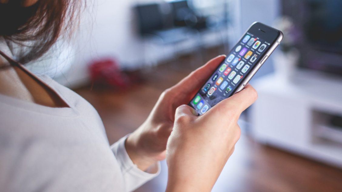 Een Iphone met apps