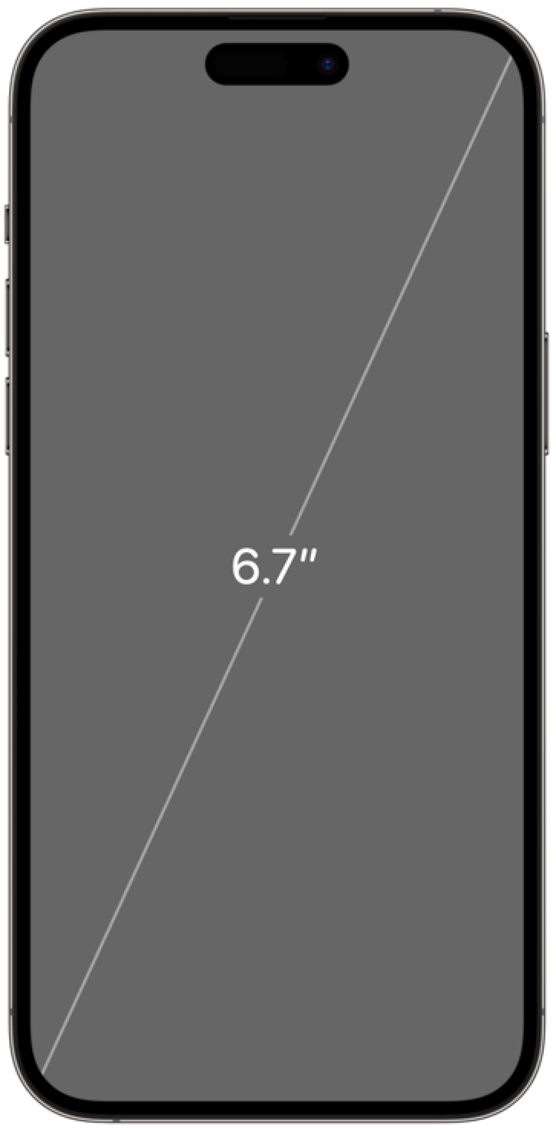 iPhone 15 Pro Max beeldscherm