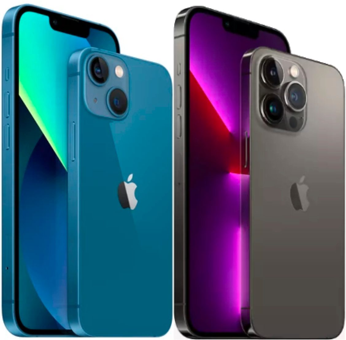 iPhone 13 vs iPhone 13 Pro: het design
