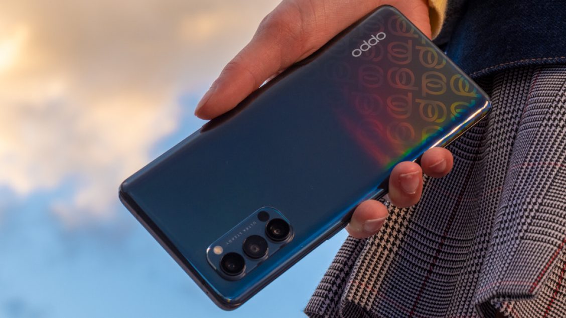 Oppo Reno 4 5G 128GB Galactic Blue met abonnement bestellen