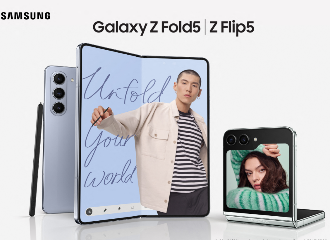 Samsung Galaxy Z Flip5 en Galaxy Z Fold5