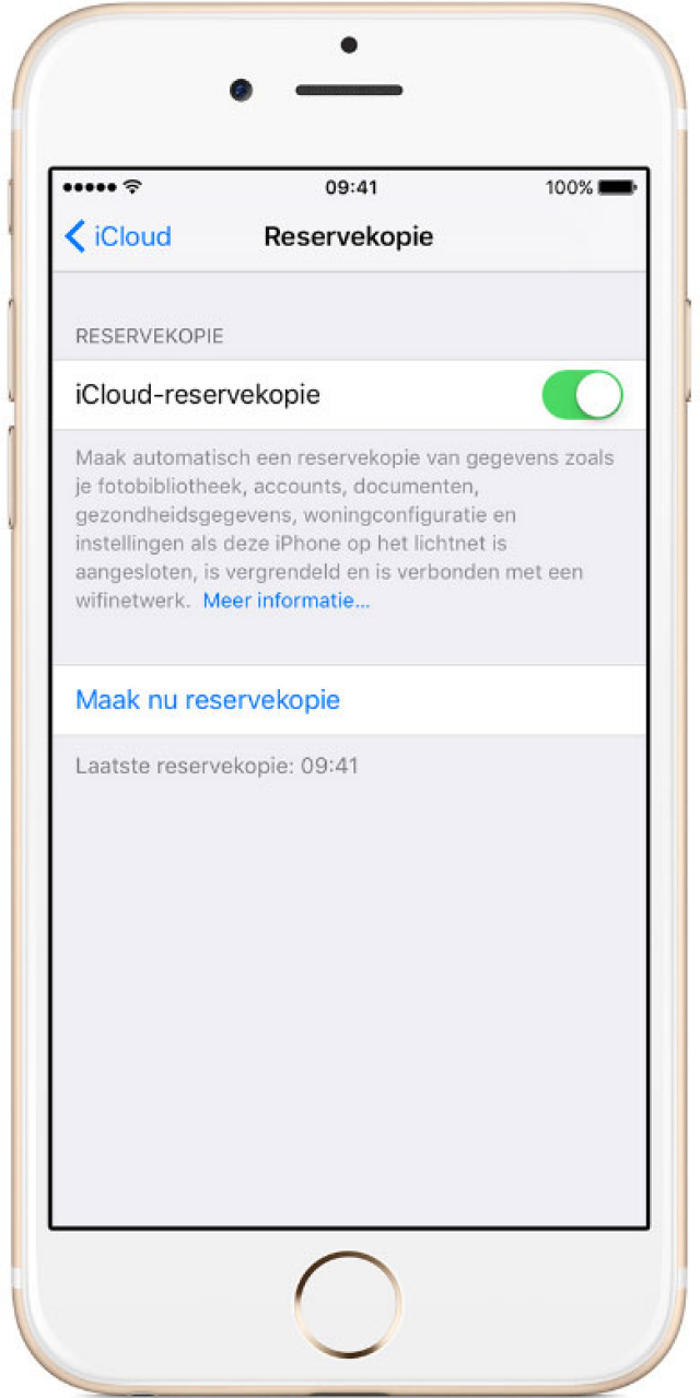 iPhone gegevens overzetten met iCloud Vodafone